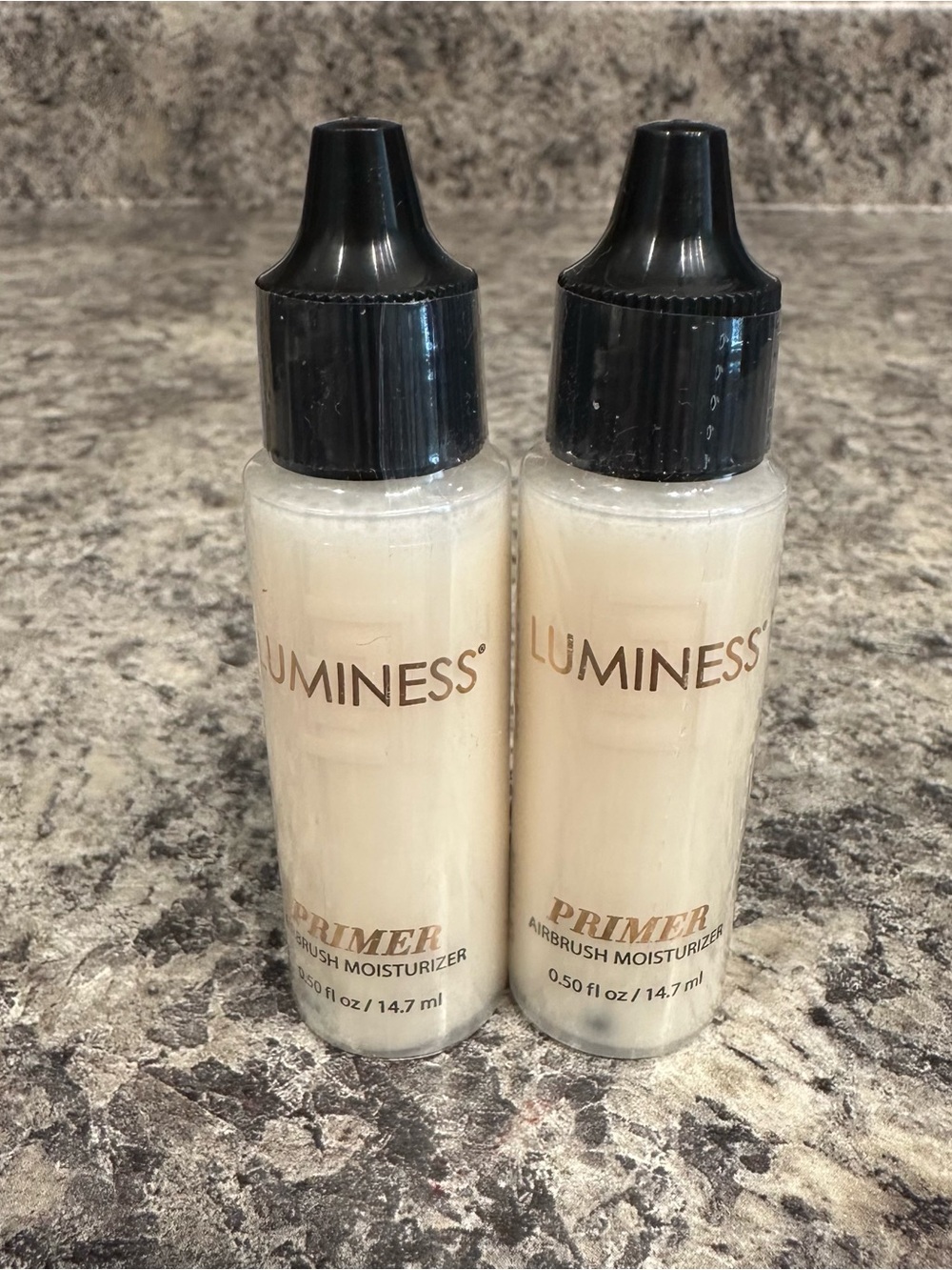 NEW 2x Luminess Primer Airbrush Moisturizer .50 fl oz